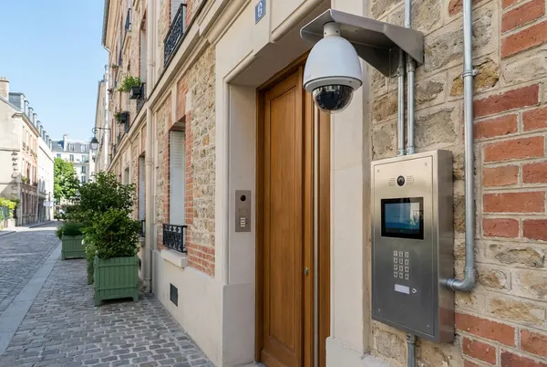 Videoüberwachung nachher - Moderne Kameraanlage installiert